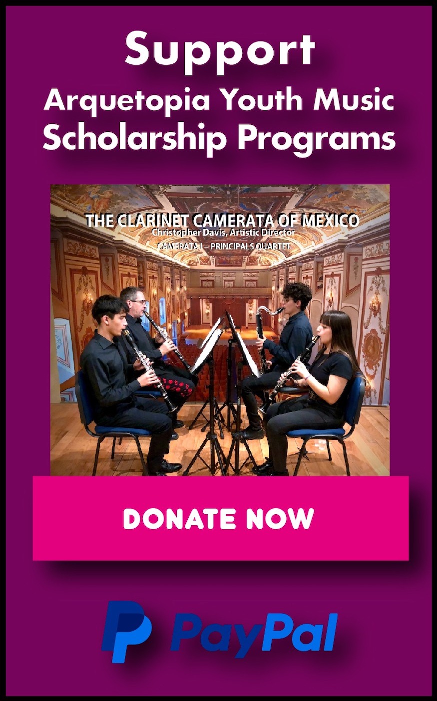 Support Arquetopia Youth Music Scholarship Programs