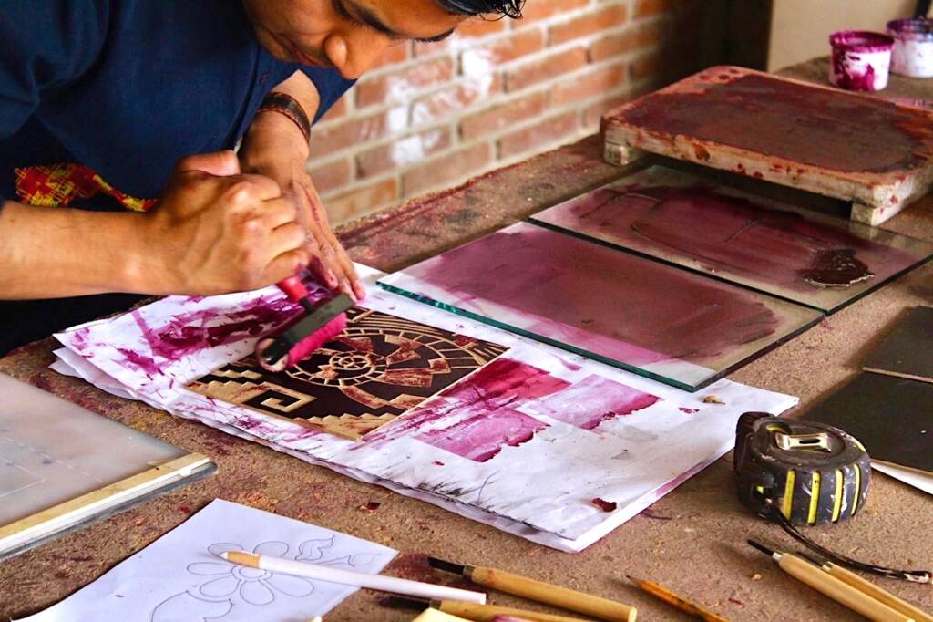 Arquetopia Natural Ink Silkscreen Instructional Residency 1a