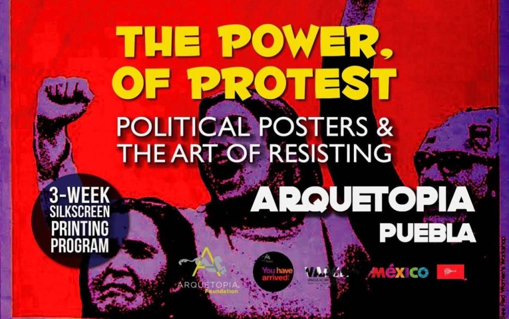 Arquetopia Power of Protest Printmaking Residency